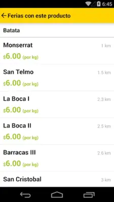 BA Ferias android App screenshot 1